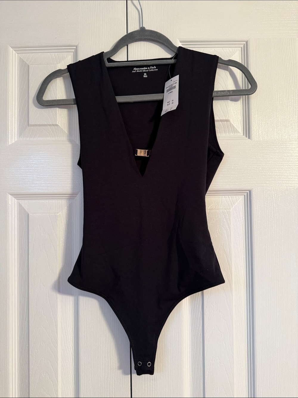 NWT Abercrombie & Fitch Plunge Hardware Bodysuit